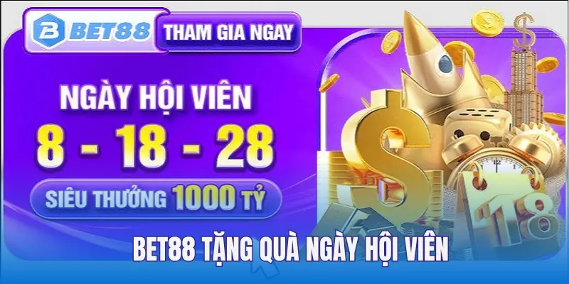 Lì xì ngày kỷ niệm hội viên